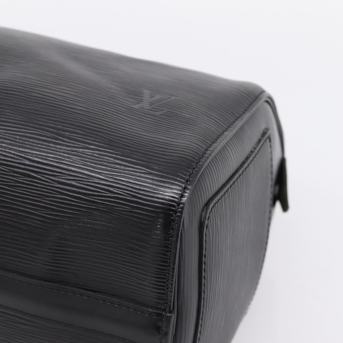 LOUIS VUITTON Epi Speedy 25 Hand Bag Noir M43012 LV Auth 202051V