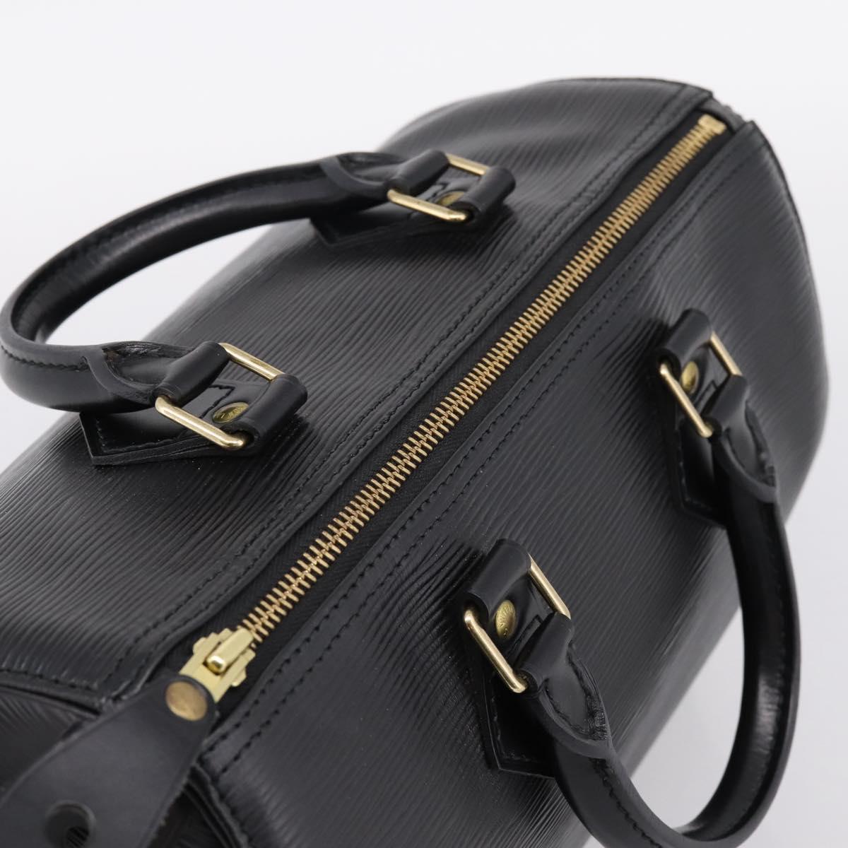 LOUIS VUITTON Epi Speedy 25 Hand Bag Noir M43012 LV Auth 202051V