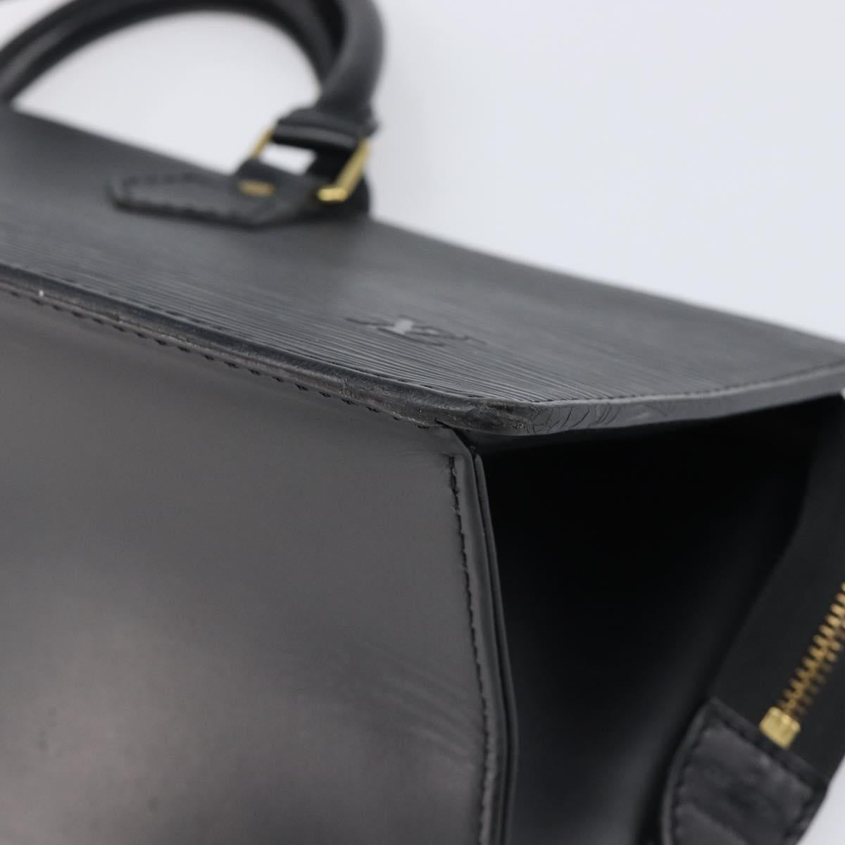 LOUIS VUITTON Epi Sac Triangle Hand Bag Black M52092 LV Auth 202052A