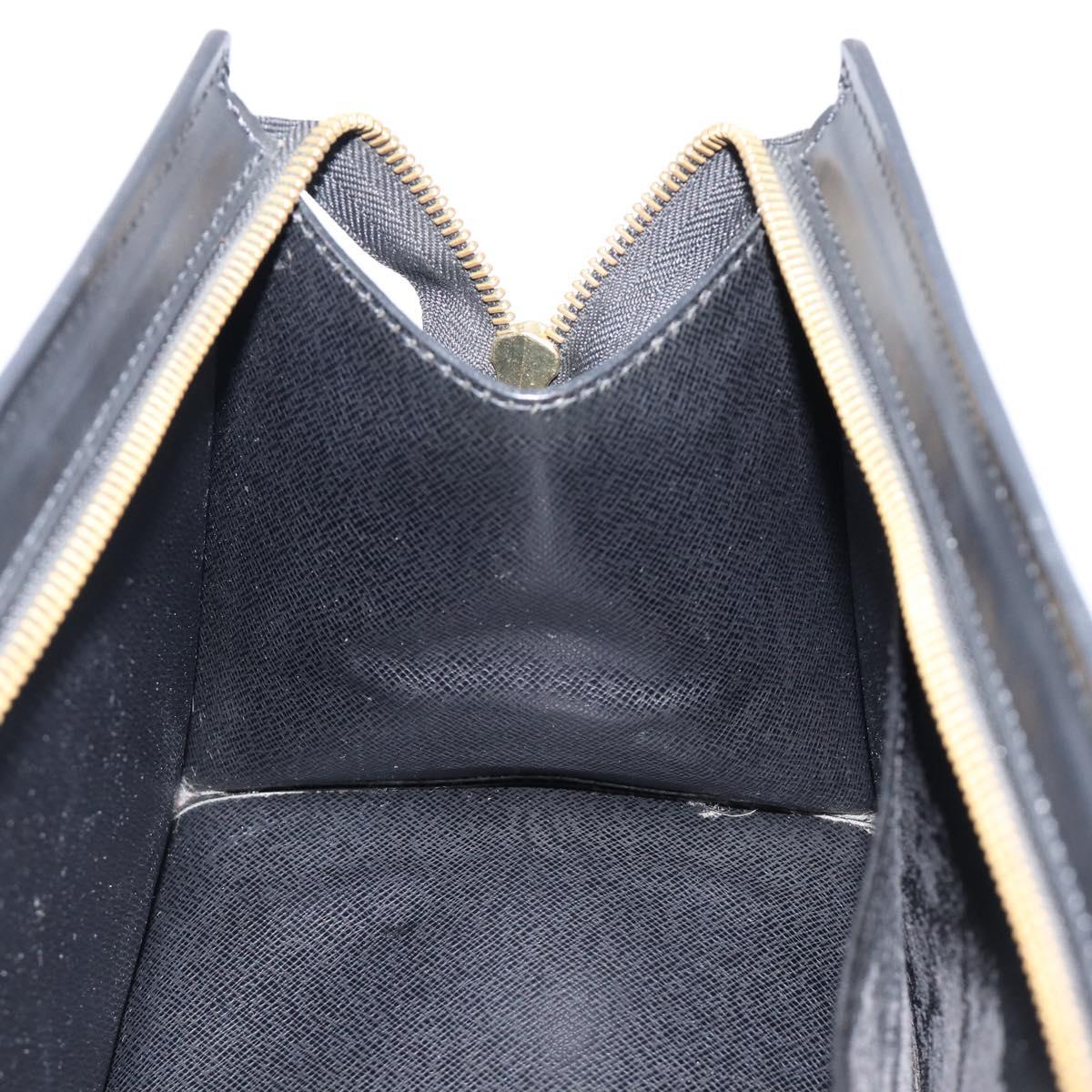 LOUIS VUITTON Epi Sac Triangle Hand Bag Black M52092 LV Auth 202052A