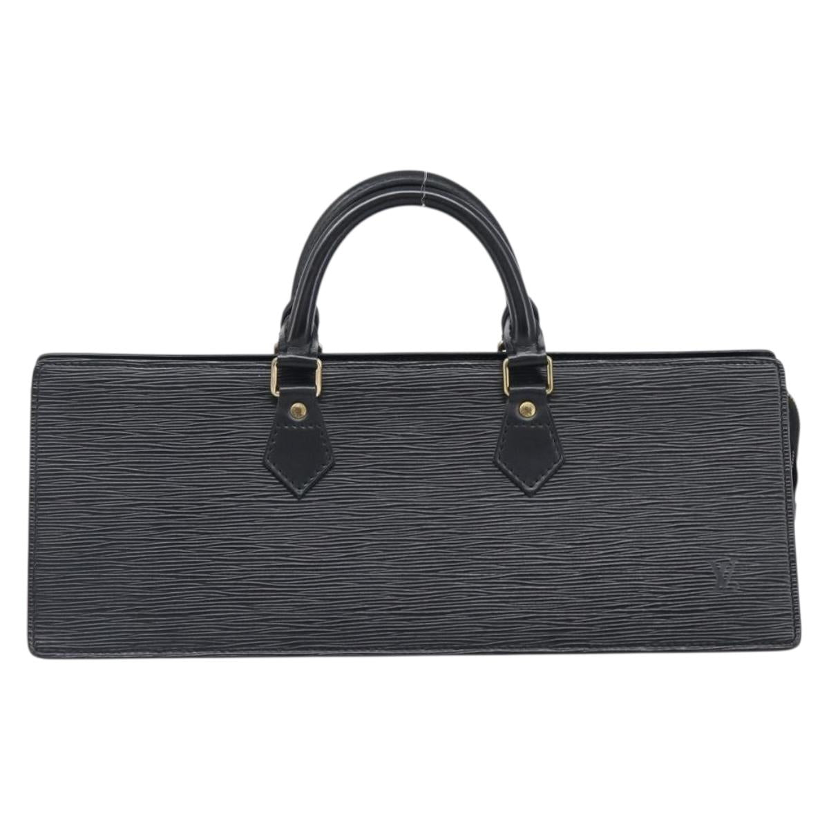 LOUIS VUITTON Epi Sac Triangle Hand Bag Black M52092 LV Auth 202052A