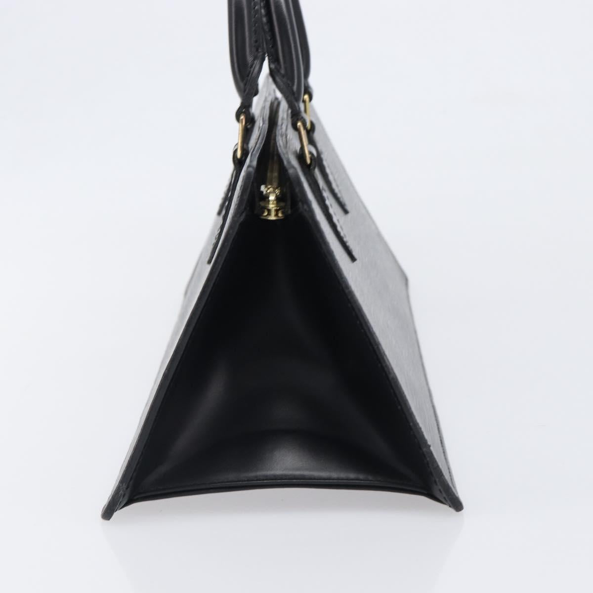 LOUIS VUITTON Epi Sac Triangle Hand Bag Black M52092 LV Auth 202052A