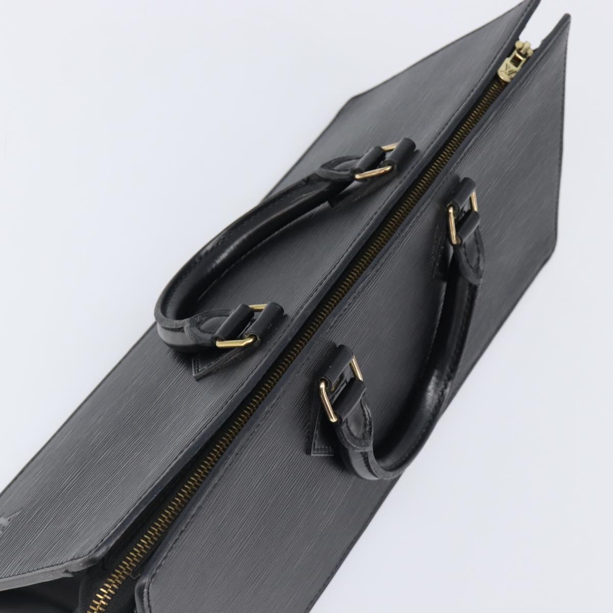 LOUIS VUITTON Epi Sac Triangle Hand Bag Black M52092 LV Auth 202052A