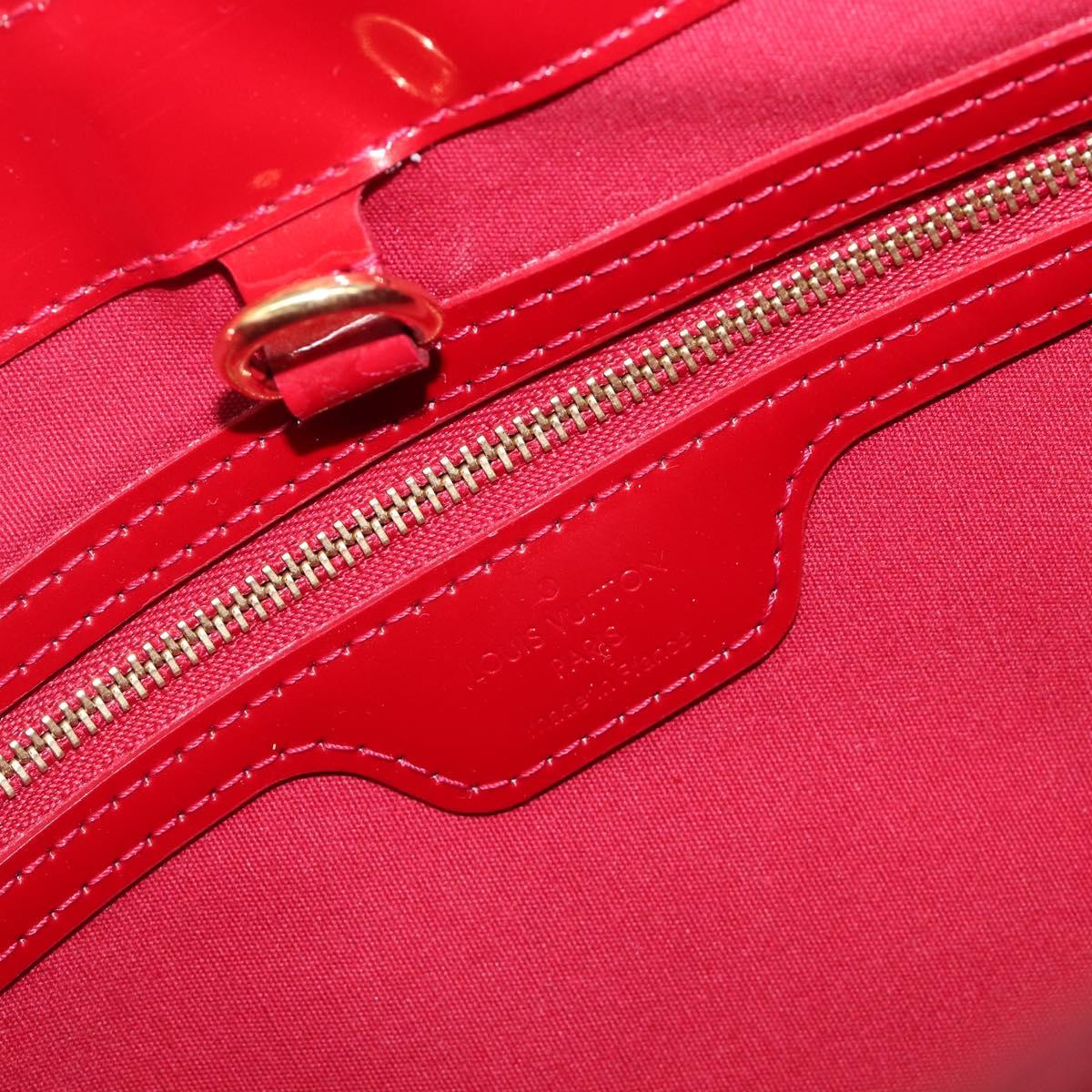 LOUIS VUITTON Monogram Vernis Wilshire PM Pomme D'amour M93642 LV Auth 202053A