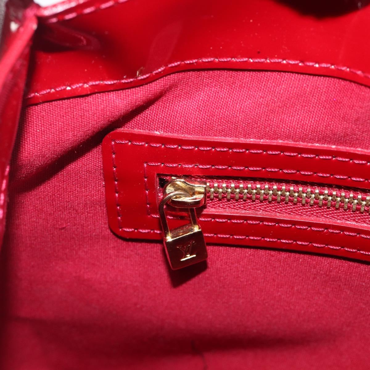 LOUIS VUITTON Monogram Vernis Wilshire PM Pomme D'amour M93642 LV Auth 202053A