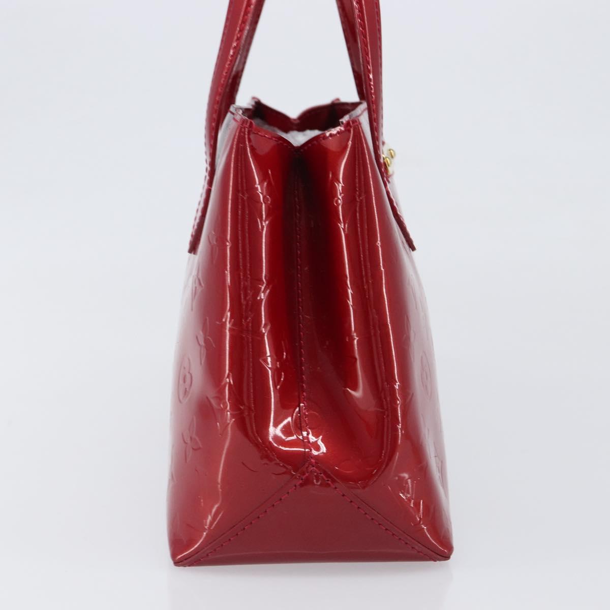 LOUIS VUITTON Monogram Vernis Wilshire PM Pomme D'amour M93642 LV Auth 202053A