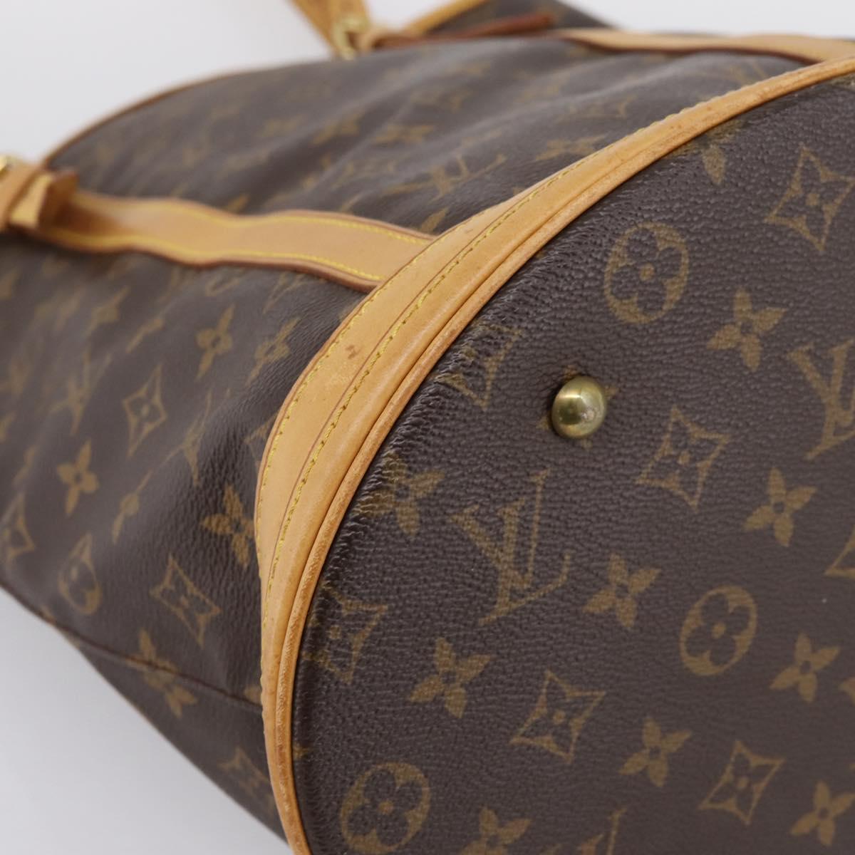 LOUIS VUITTON Monogram Bucket GM Shoulder Bag M42236 LV Auth 202055