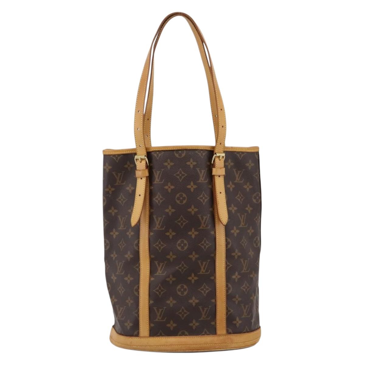 LOUIS VUITTON Monogram Bucket GM Shoulder Bag M42236 LV Auth 202055