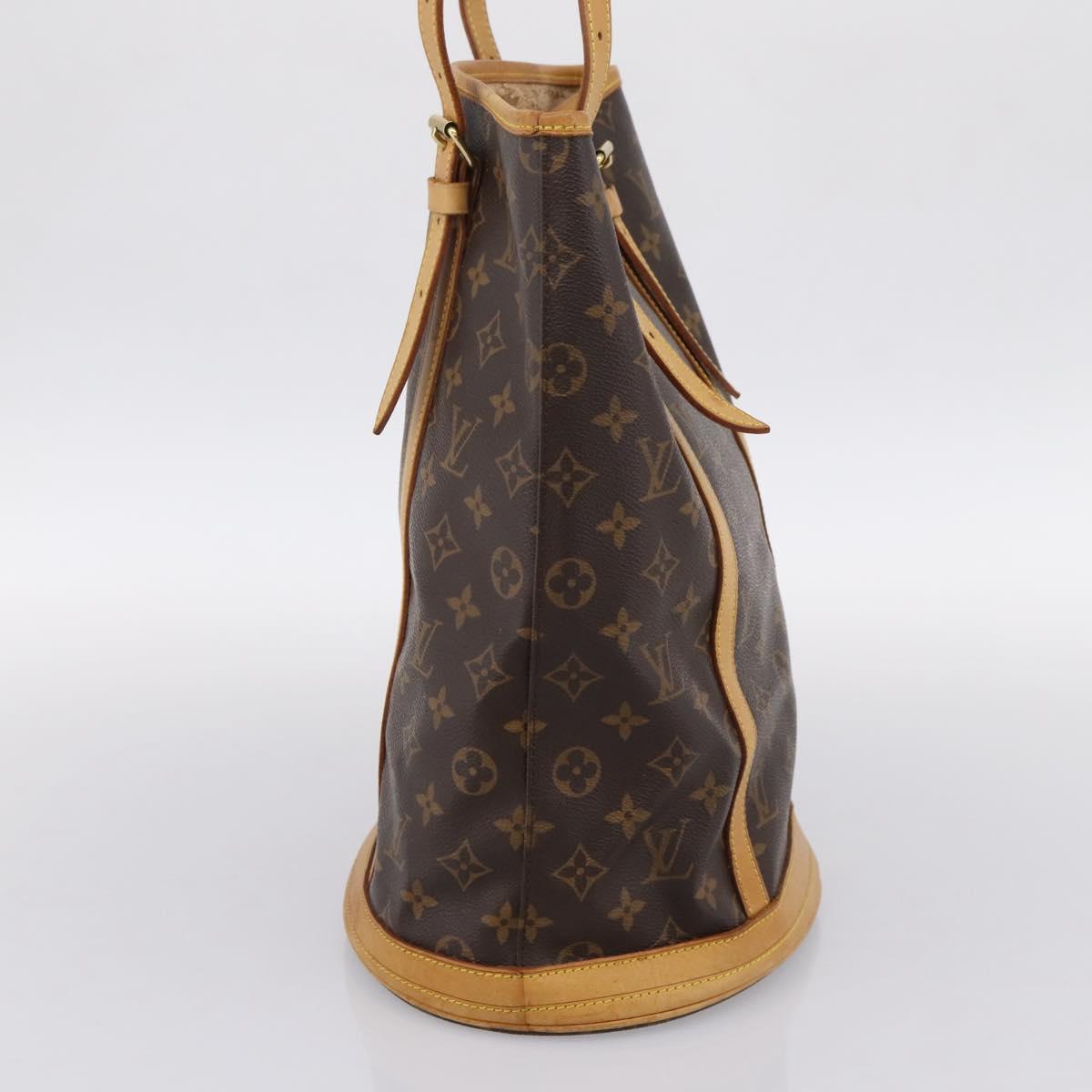 LOUIS VUITTON Monogram Bucket GM Shoulder Bag M42236 LV Auth 202055