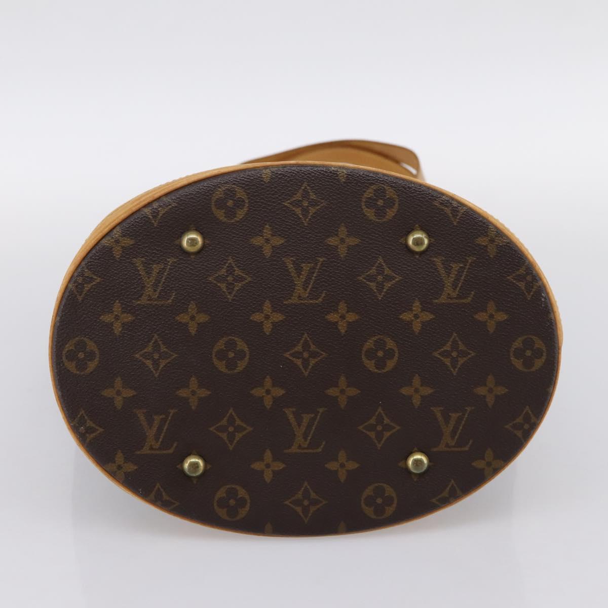 LOUIS VUITTON Monogram Bucket GM Shoulder Bag M42236 LV Auth 202055