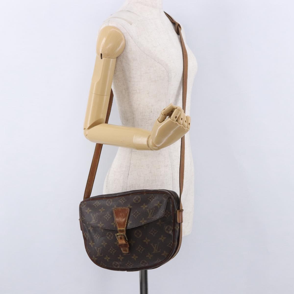 LOUIS VUITTON Monogram Jeune Fille MM Shoulder Bag M51226 LV Auth 202057
