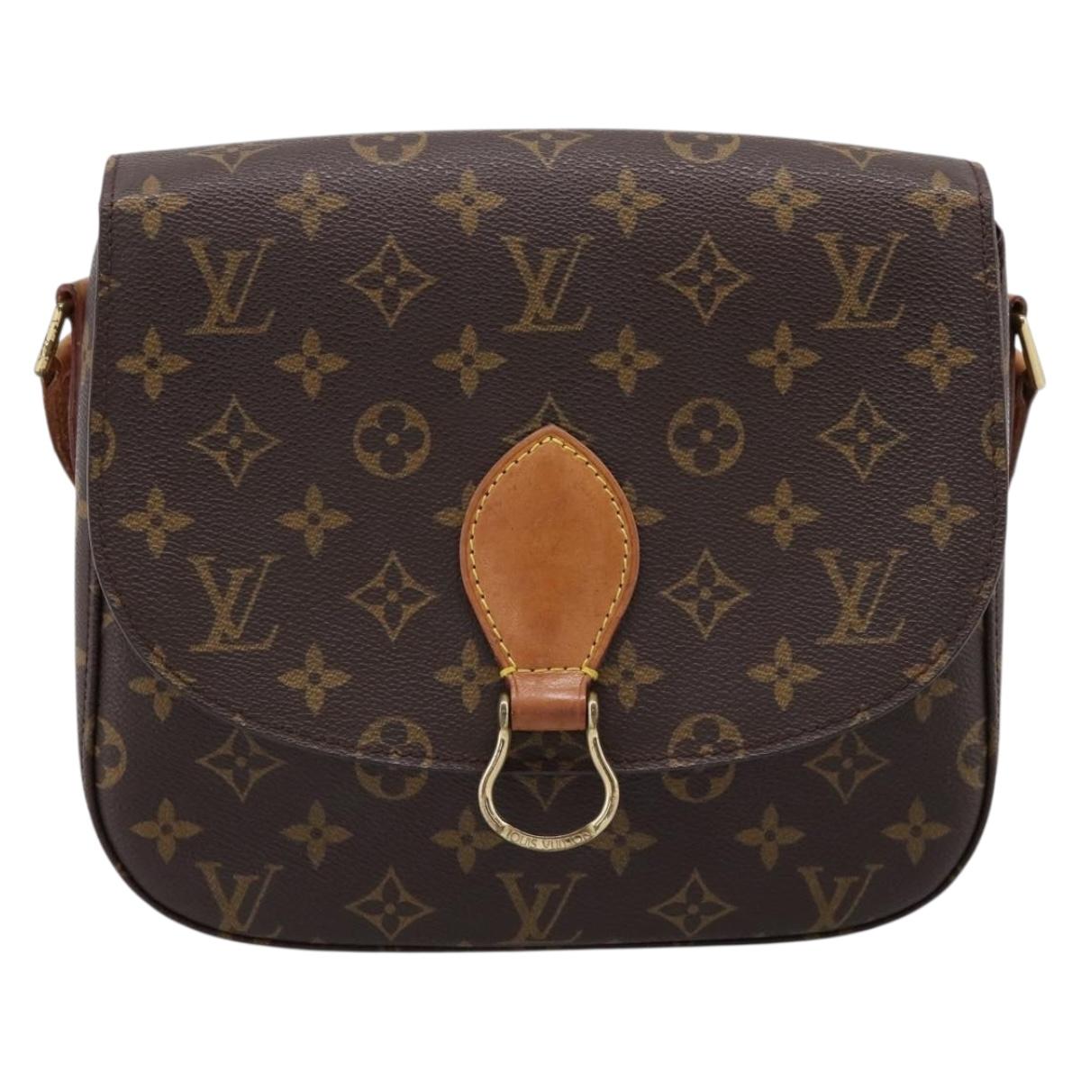 LOUIS VUITTON Monogram Saint Cloud GM Shoulder Bag M51242 LV Auth 202060