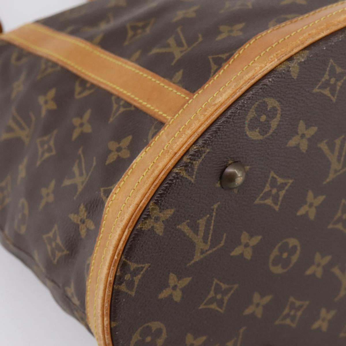 LOUIS VUITTON Monogram Bucket GM Shoulder Bag M42236 LV Auth 202062