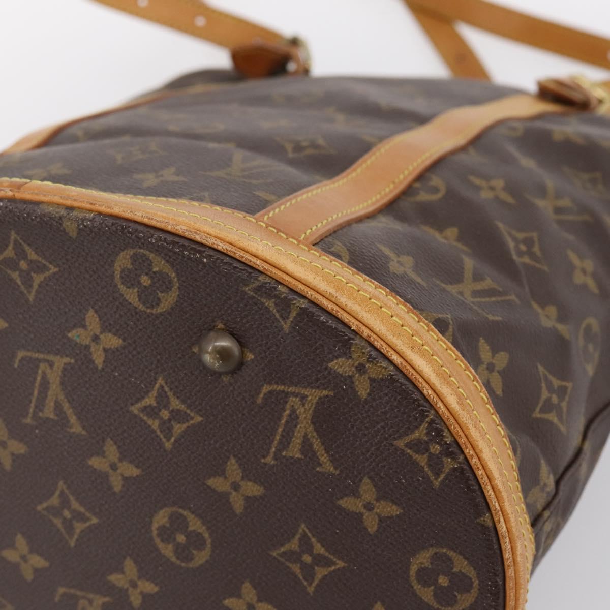 LOUIS VUITTON Monogram Bucket GM Shoulder Bag M42236 LV Auth 202062