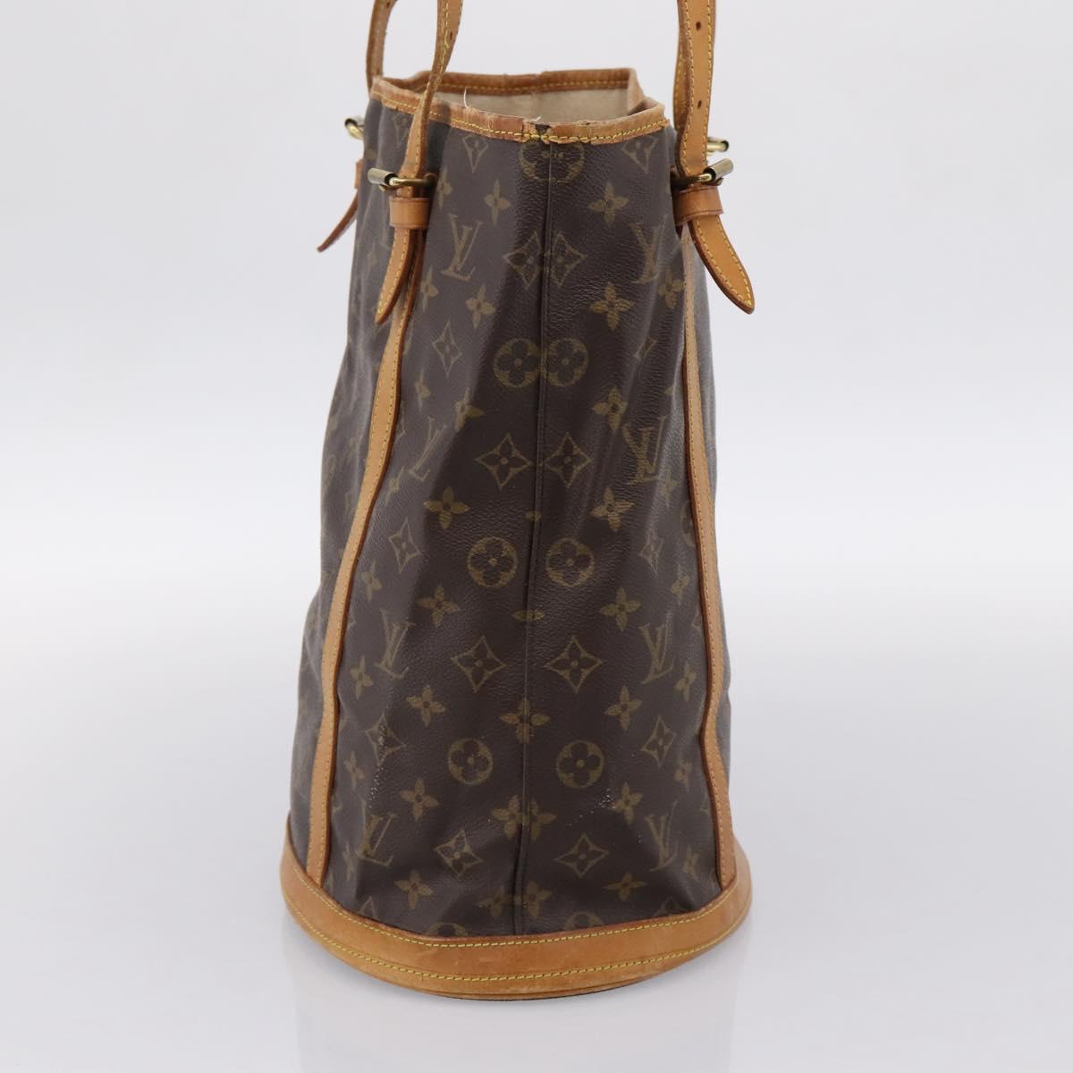 LOUIS VUITTON Monogram Bucket GM Shoulder Bag M42236 LV Auth 202062