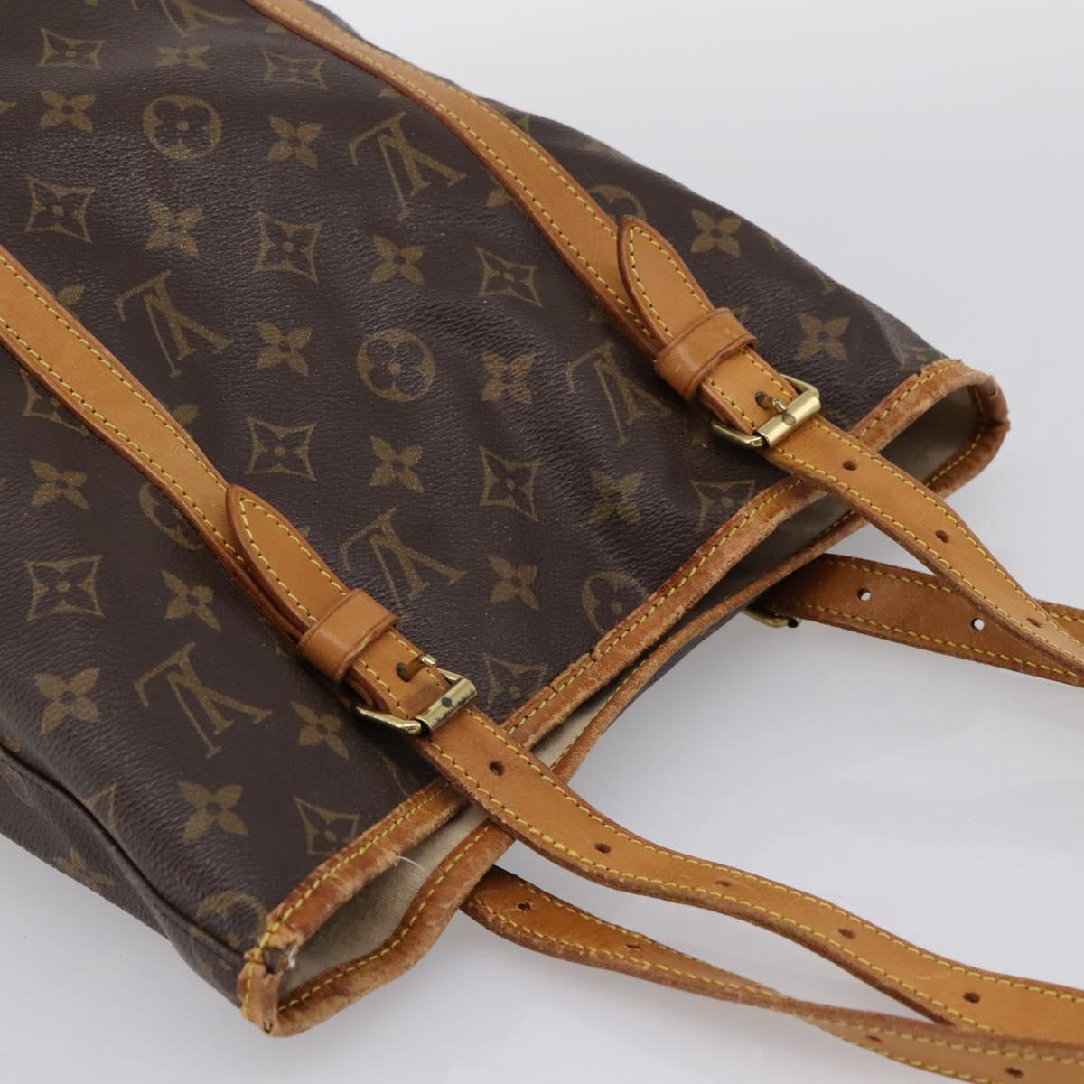 LOUIS VUITTON Monogram Bucket GM Shoulder Bag M42236 LV Auth 202062