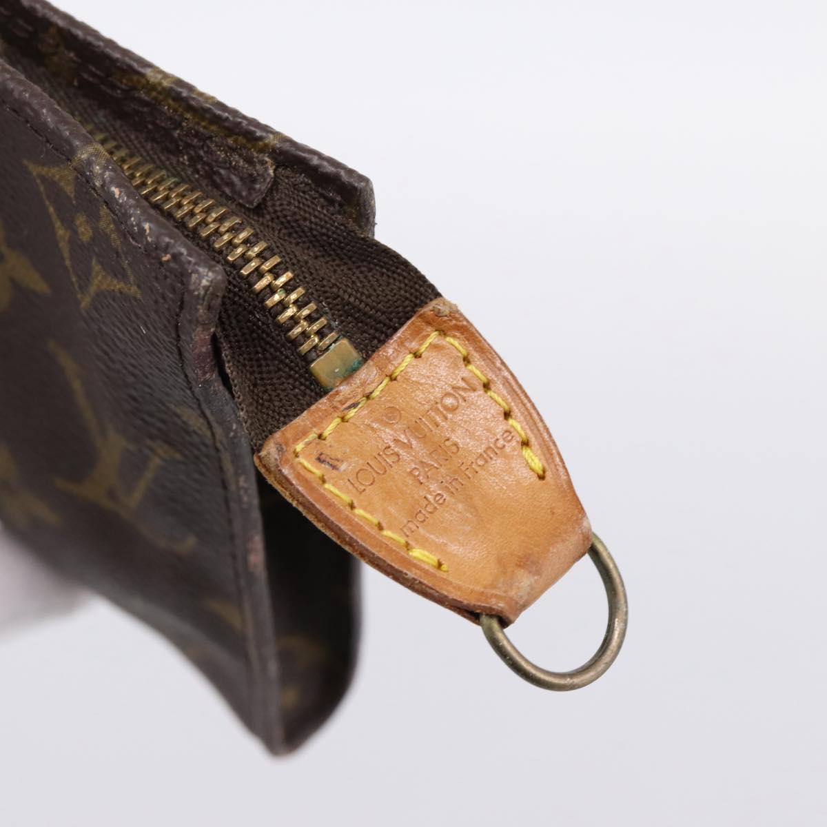 LOUIS VUITTON Monogram Bucket GM Pouch Accessory Pouch LV Auth 202063