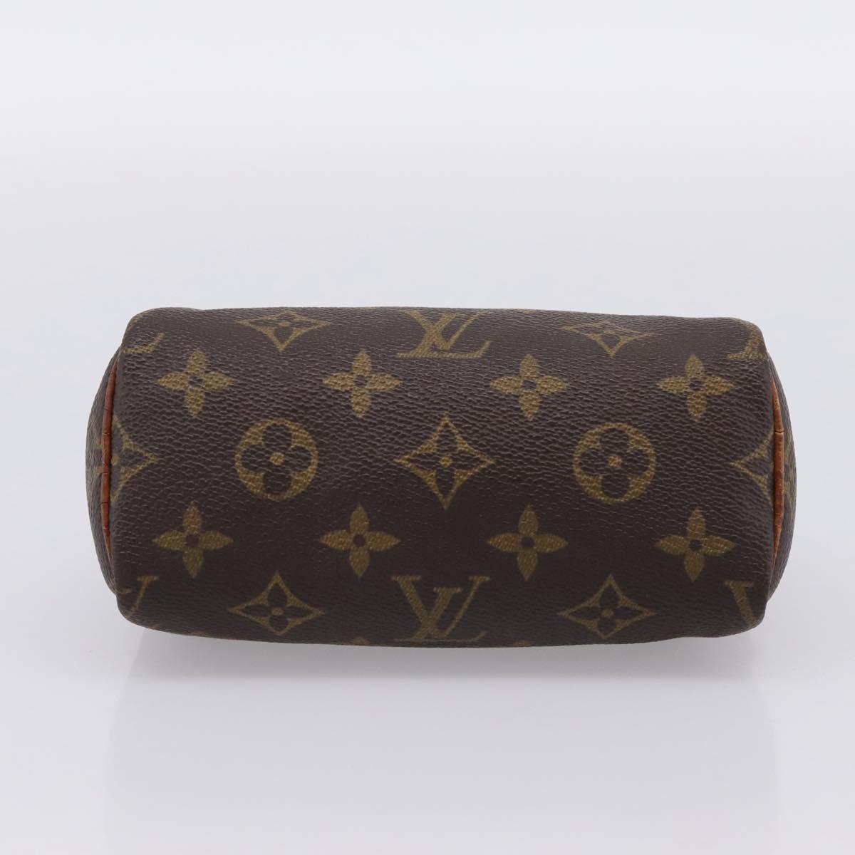 LOUIS VUITTON Monogram Mini Speedy Hand Bag M41534 LV Auth 202066