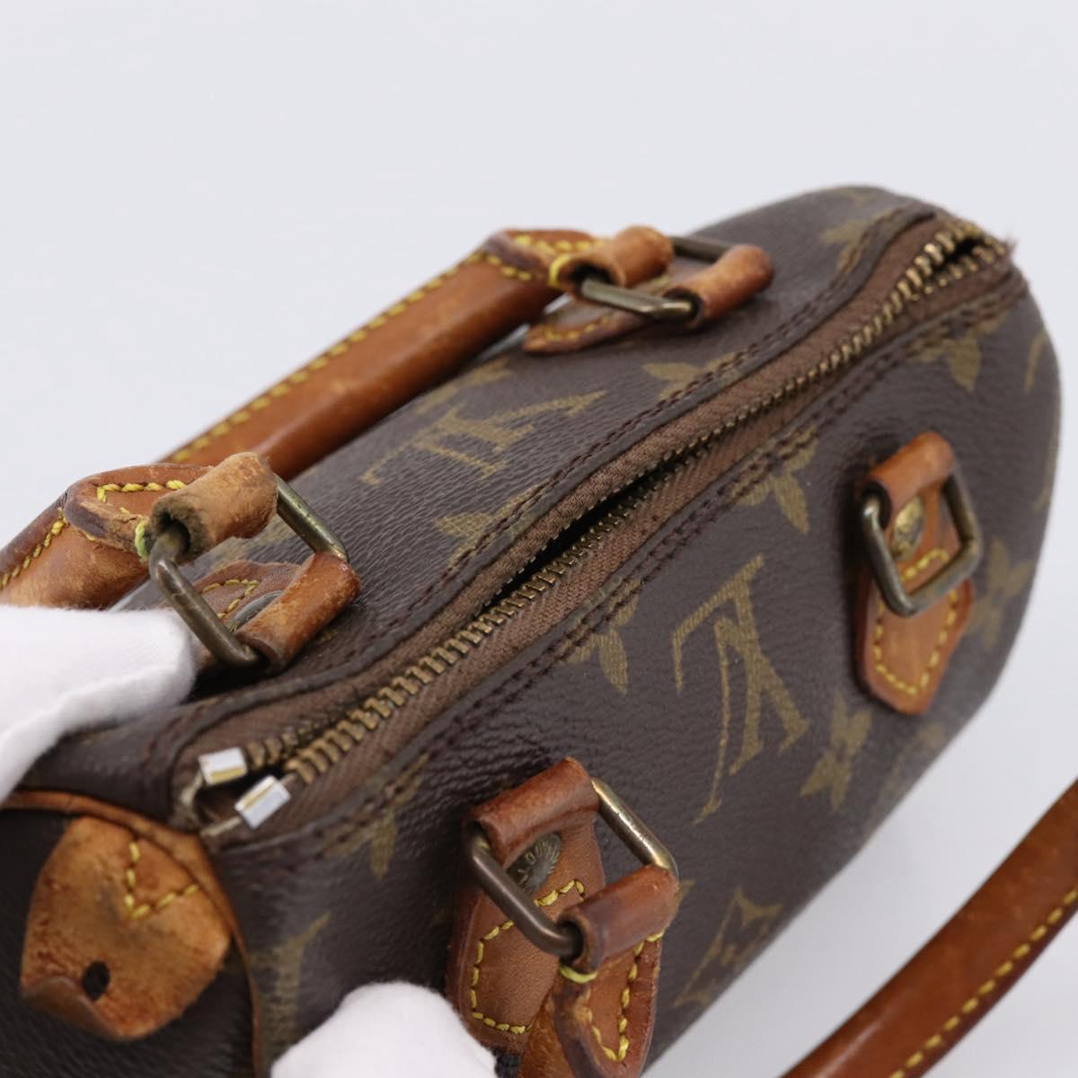 LOUIS VUITTON Monogram Mini Speedy Hand Bag M41534 LV Auth 202066