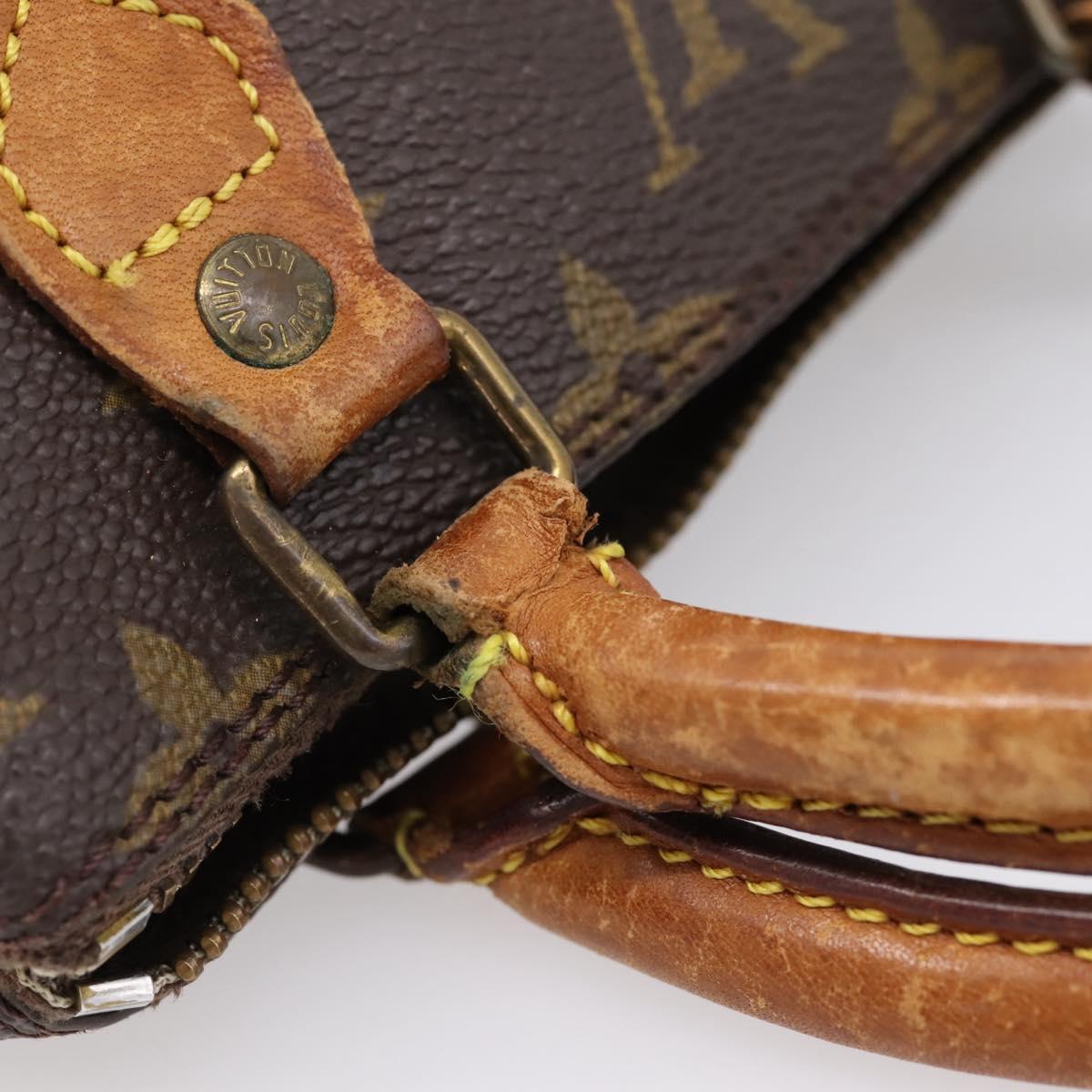 LOUIS VUITTON Monogram Mini Speedy Hand Bag M41534 LV Auth 202066
