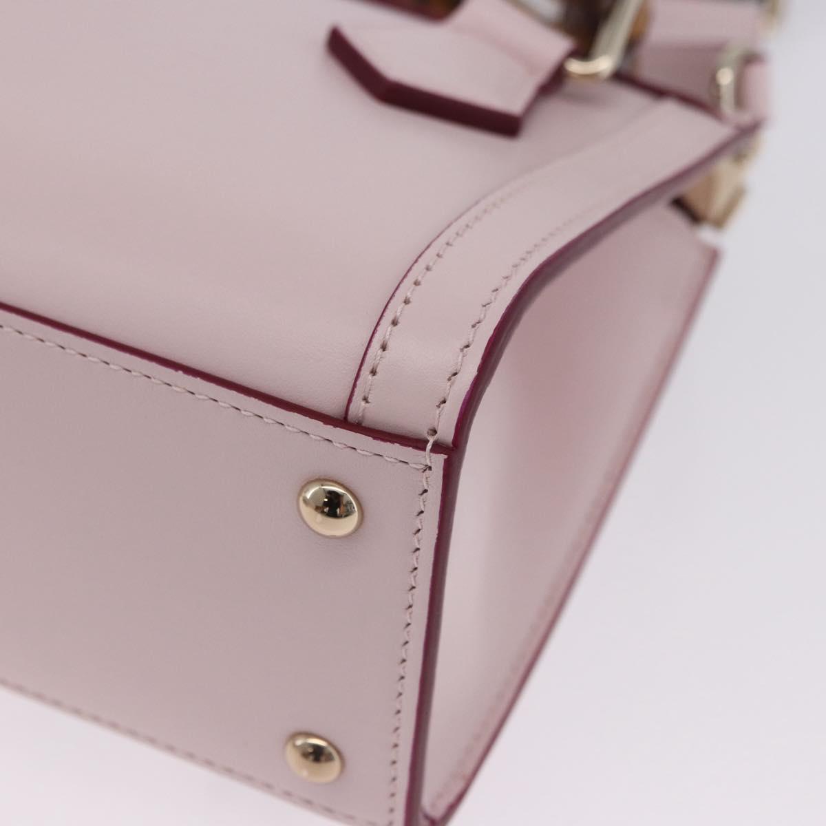 GUCCI Yuko Higuchi Bamboo Diana Small Tote Bag 3way Pink 841488 Auth 202070SM