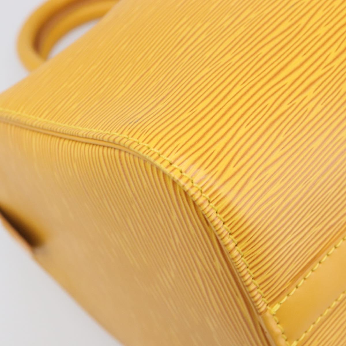 LOUIS VUITTON Epi Speedy 25 Hand Bag Tassili Yellow M43019 LV Auth 202095V