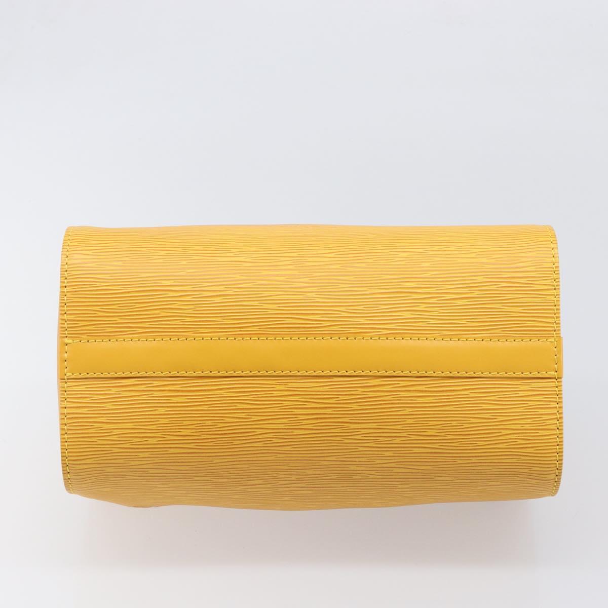 LOUIS VUITTON Epi Speedy 25 Hand Bag Tassili Yellow M43019 LV Auth 202095V