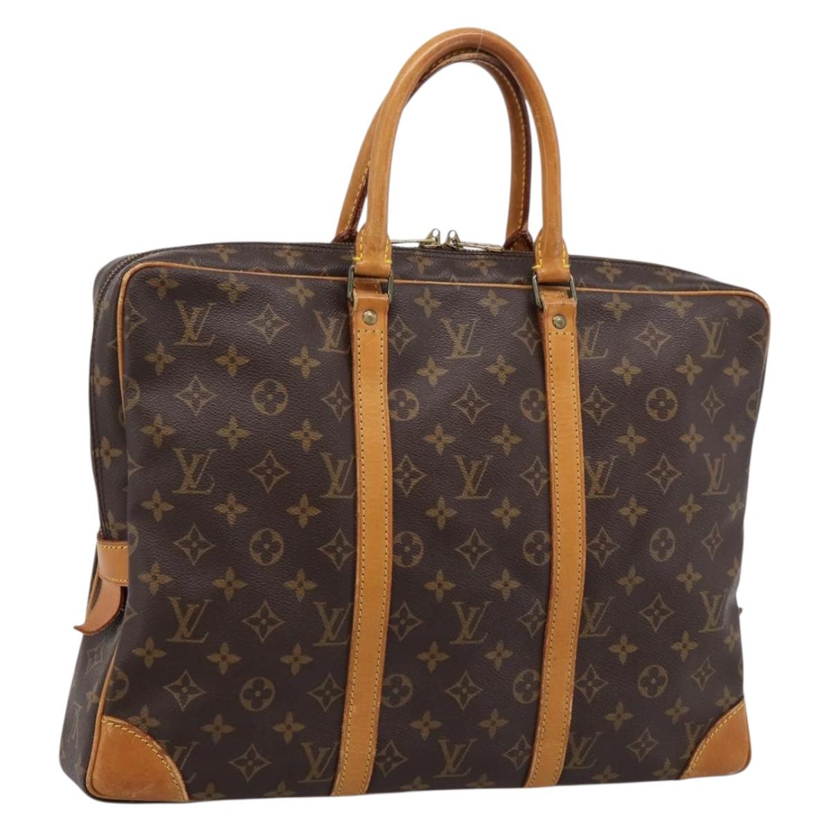 LOUIS VUITTON Monogram Porte Documents Voyage Business Bag M53361 LV Auth 202096