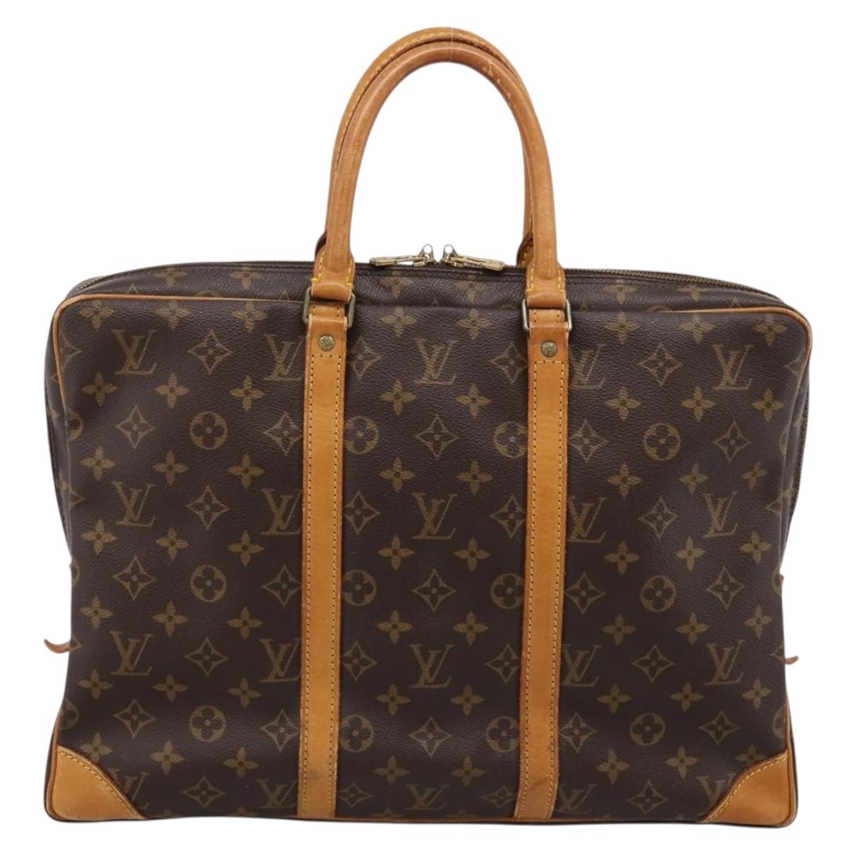 LOUIS VUITTON Monogram Porte Documents Voyage Business Bag M53361 LV Auth 202096