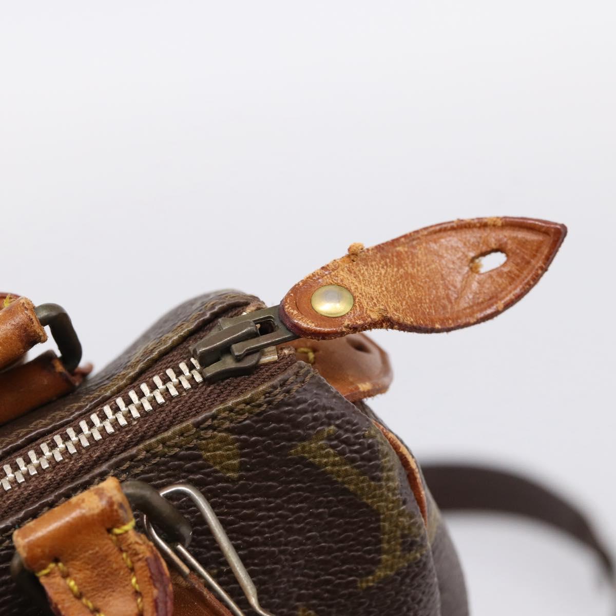 LOUIS VUITTON Monogram Mini Speedy Hand Bag M41534 LV Auth 202102