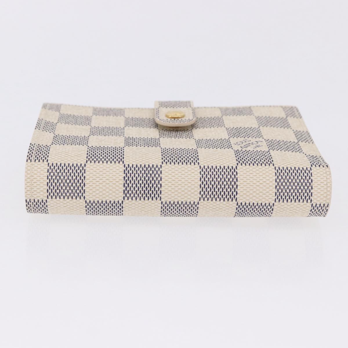 LOUIS VUITTON Damier Azur Portefeuille Viennois Wallet N61676 LV Auth 202105V