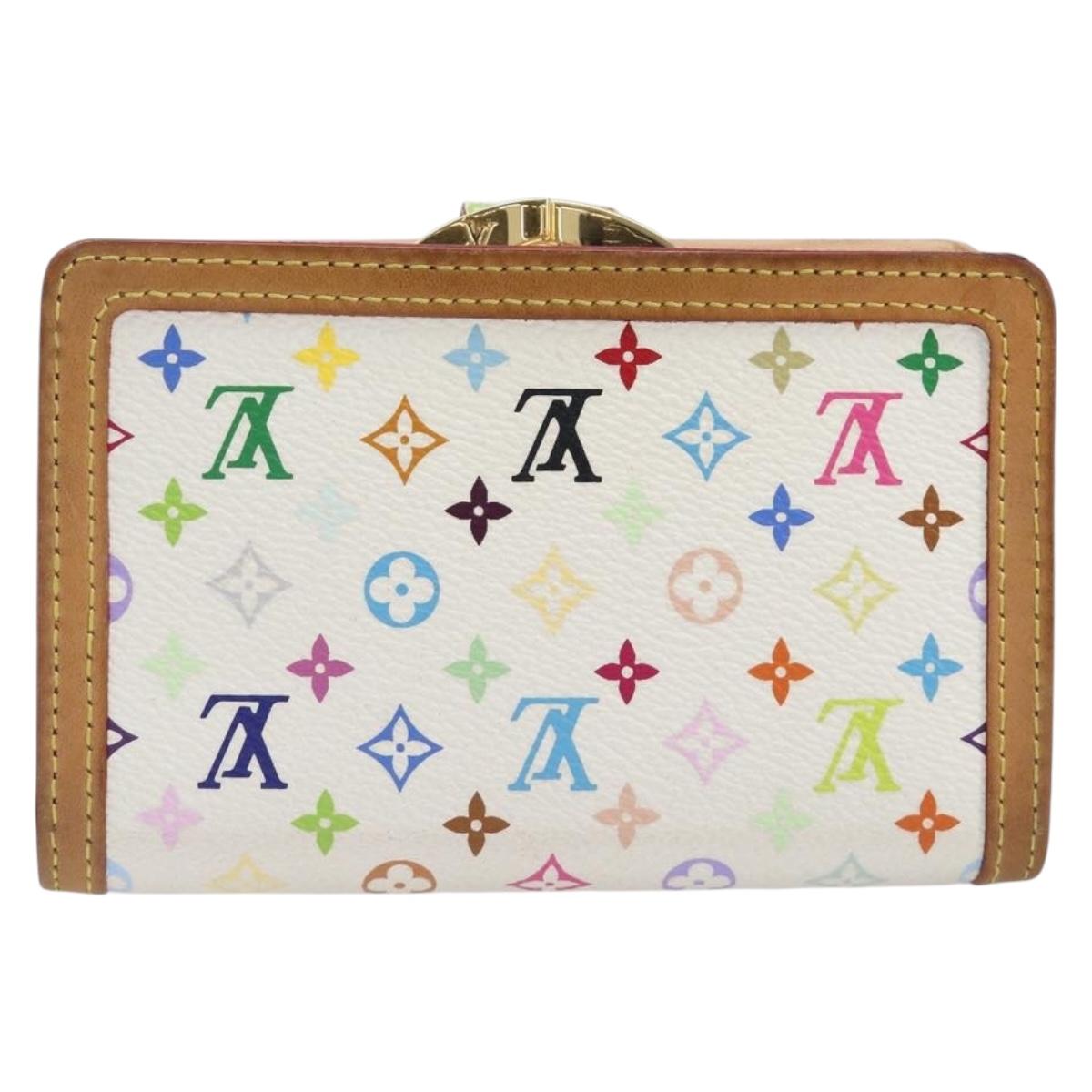 LOUIS VUITTON Monogram Multicolor Portefeuille Viennois M92987 LV Auth 202106