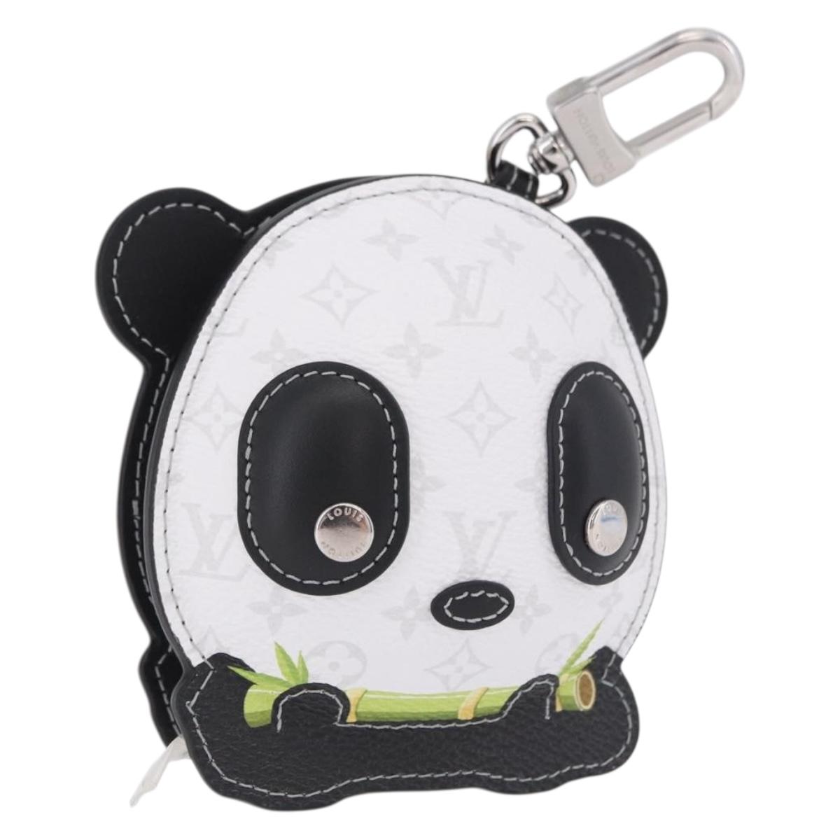 LOUIS VUITTON Monogram LV Panda Bag Charm White M03397 LV Auth 202108SM