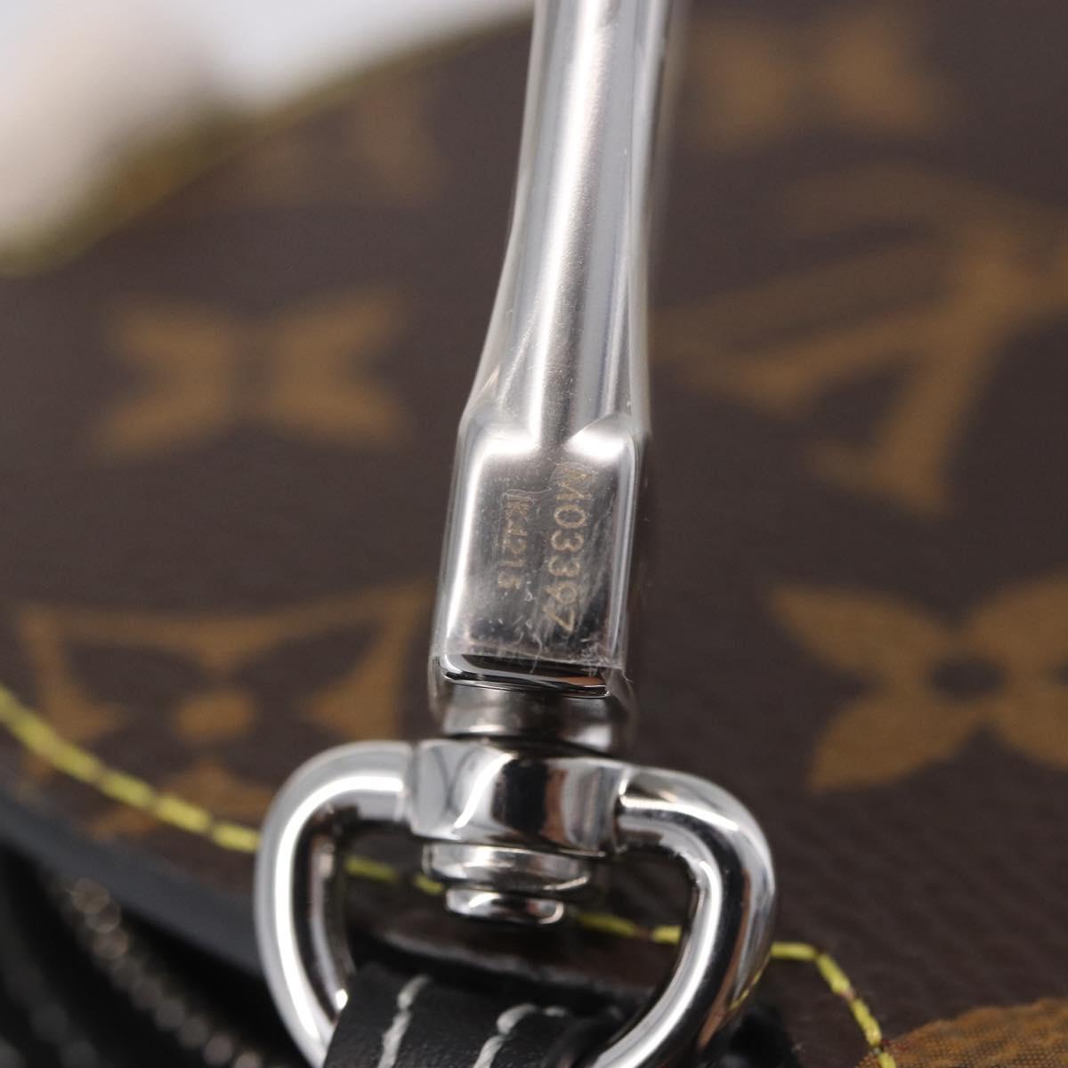LOUIS VUITTON Monogram LV Panda Bag Charm White M03397 LV Auth 202108SM