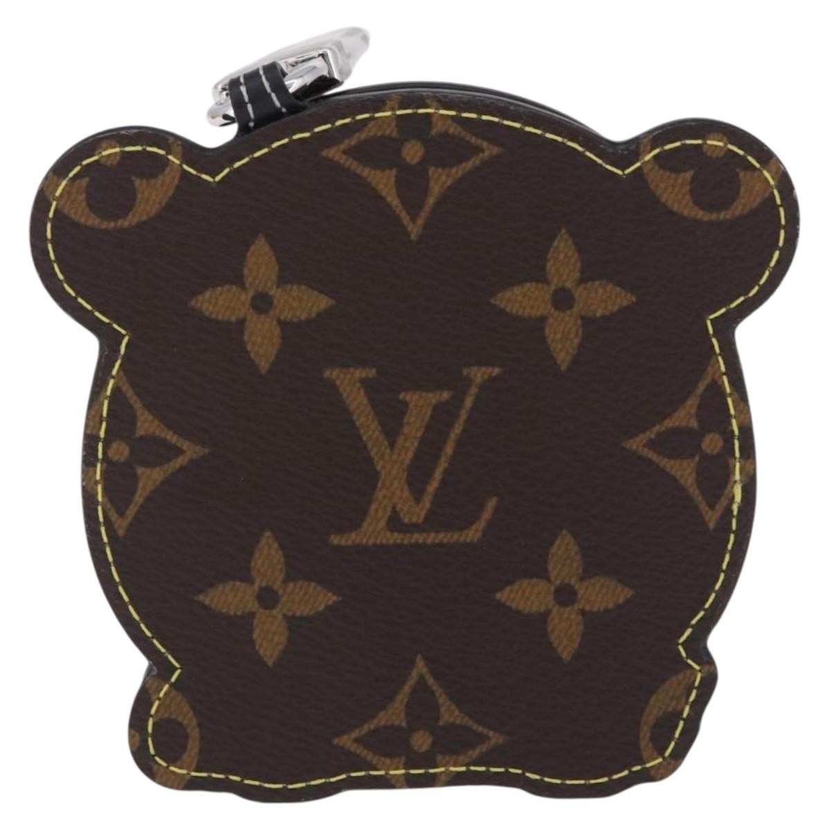 LOUIS VUITTON Monogram LV Panda Bag Charm White M03397 LV Auth 202108SM