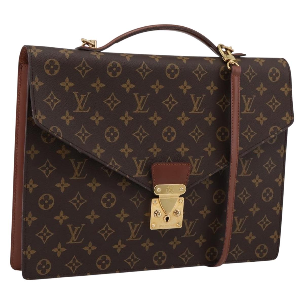 LOUIS VUITTON Monogram Porte Documents Bandouliere Bag M53338 LV Auth 202113A