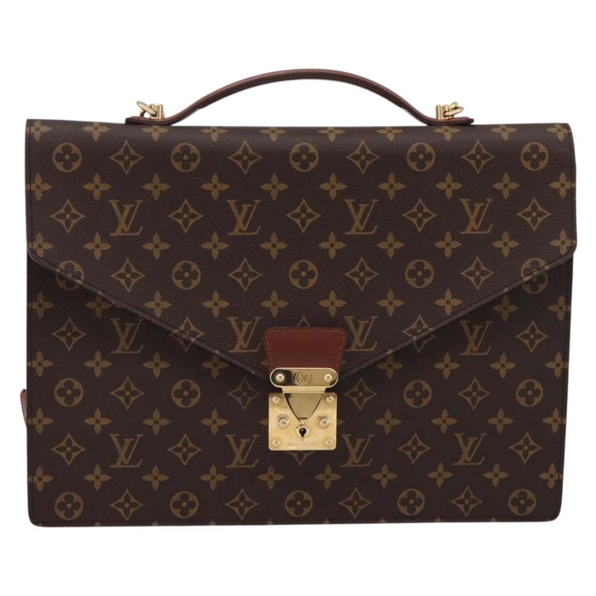 LOUIS VUITTON Monogram Porte Documents Bandouliere Bag M53338 LV Auth 202113A