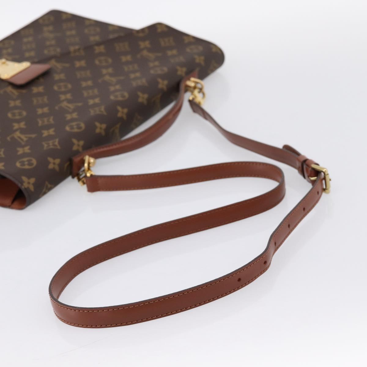 LOUIS VUITTON Monogram Porte Documents Bandouliere Bag M53338 LV Auth 202113A