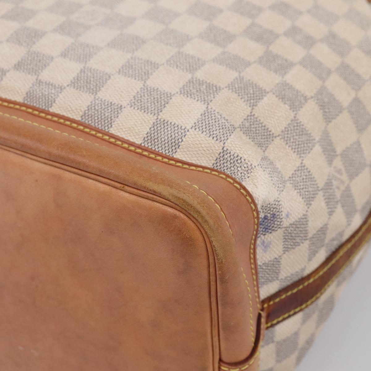 LOUIS VUITTON Damier Azur Noe Shoulder Bag N42222 LV Auth 202115