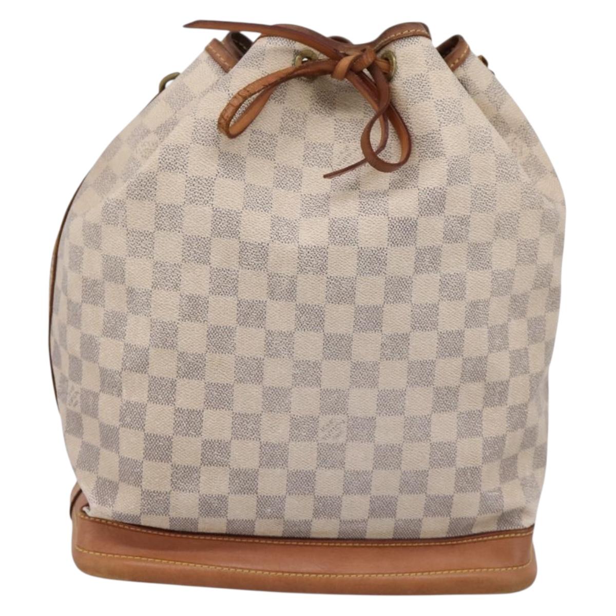 LOUIS VUITTON Damier Azur Noe Shoulder Bag N42222 LV Auth 202115
