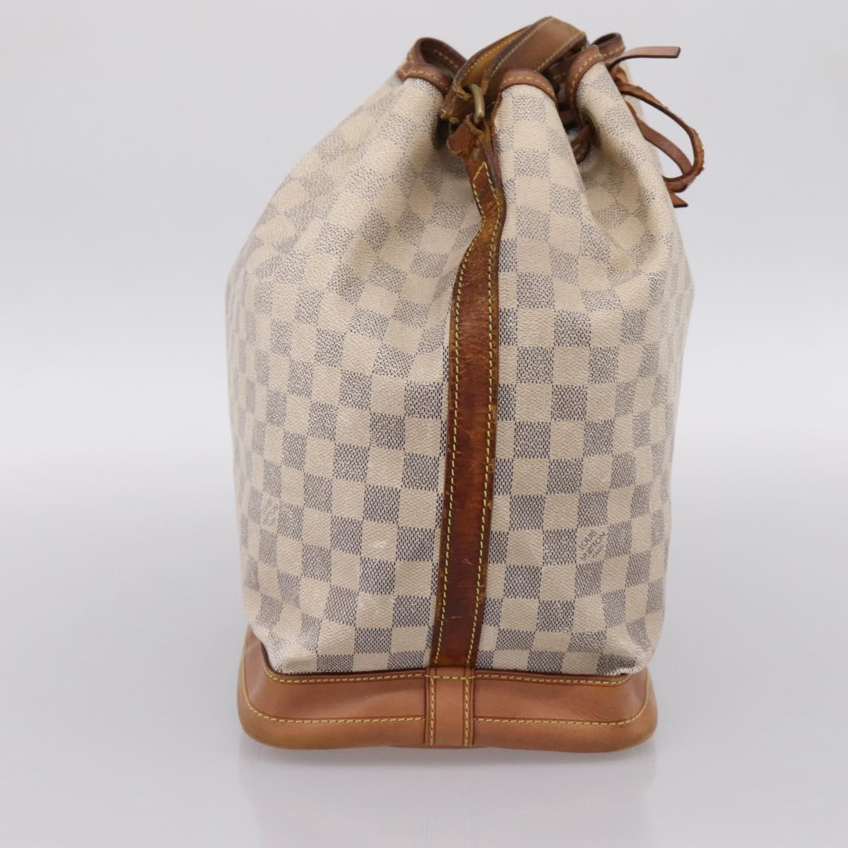 LOUIS VUITTON Damier Azur Noe Shoulder Bag N42222 LV Auth 202115