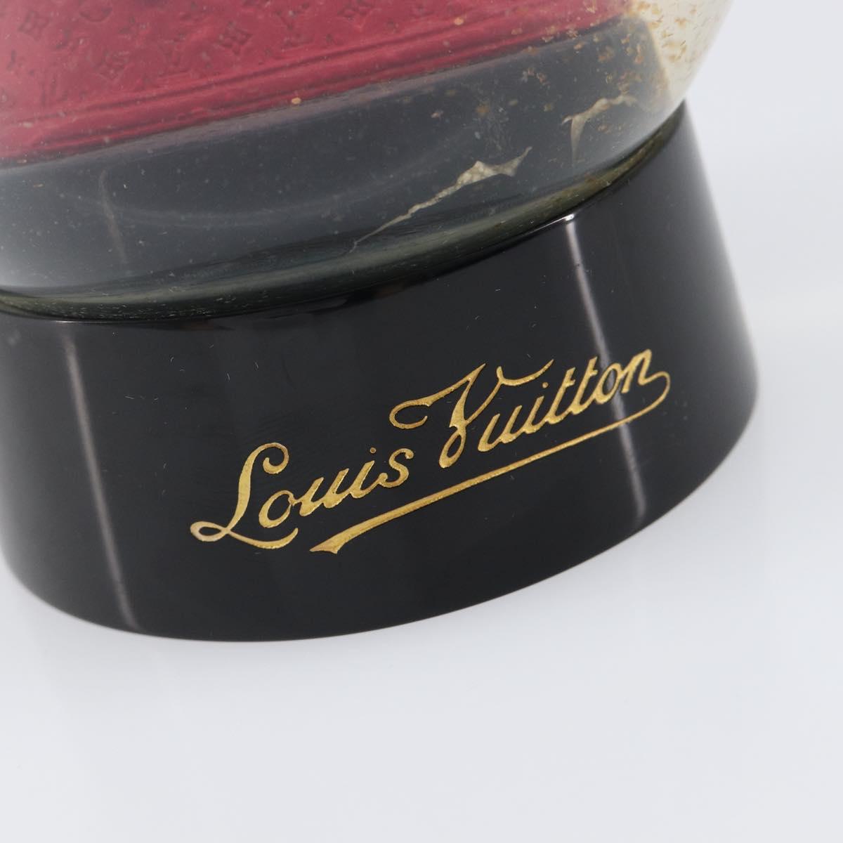 LOUIS VUITTON Alma Snow Globe Glass Red Clear LV Auth 202128