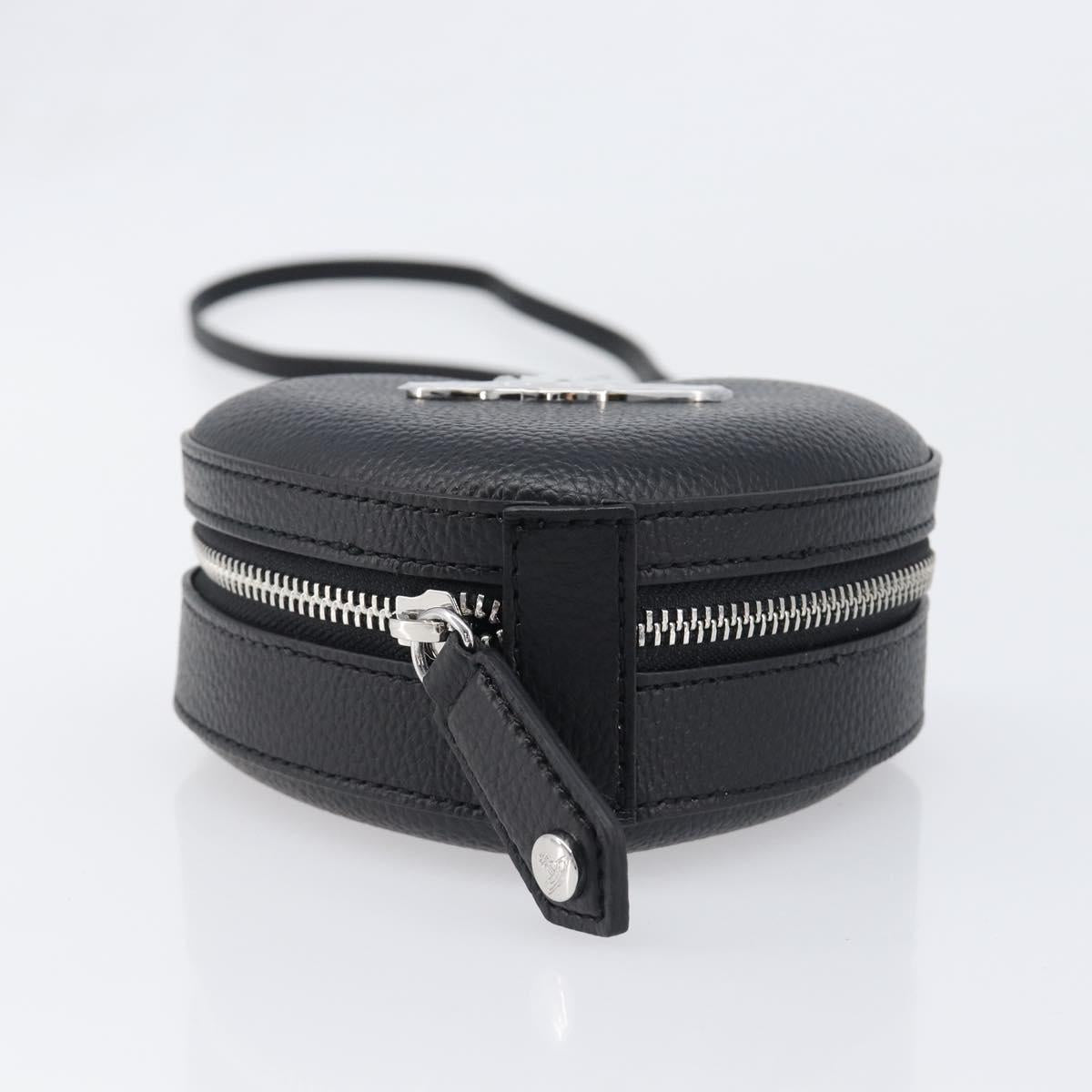 Vivienne Westwood Shoulder Bag Leather Black Silver Auth 202138V
