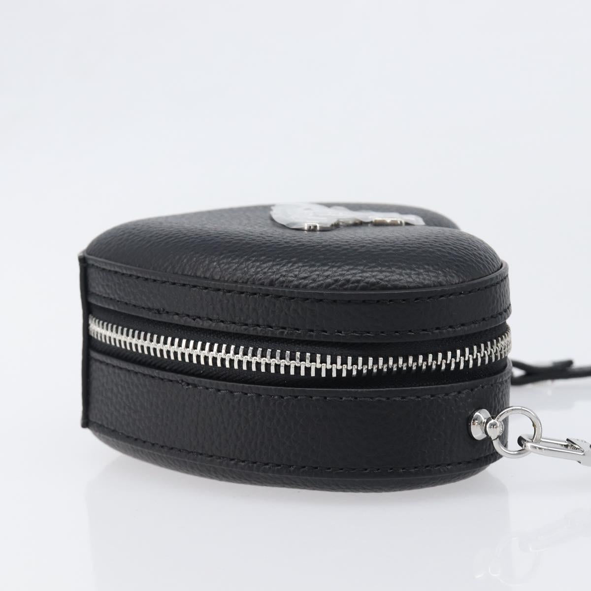 Vivienne Westwood Shoulder Bag Leather Black Silver Auth 202138V