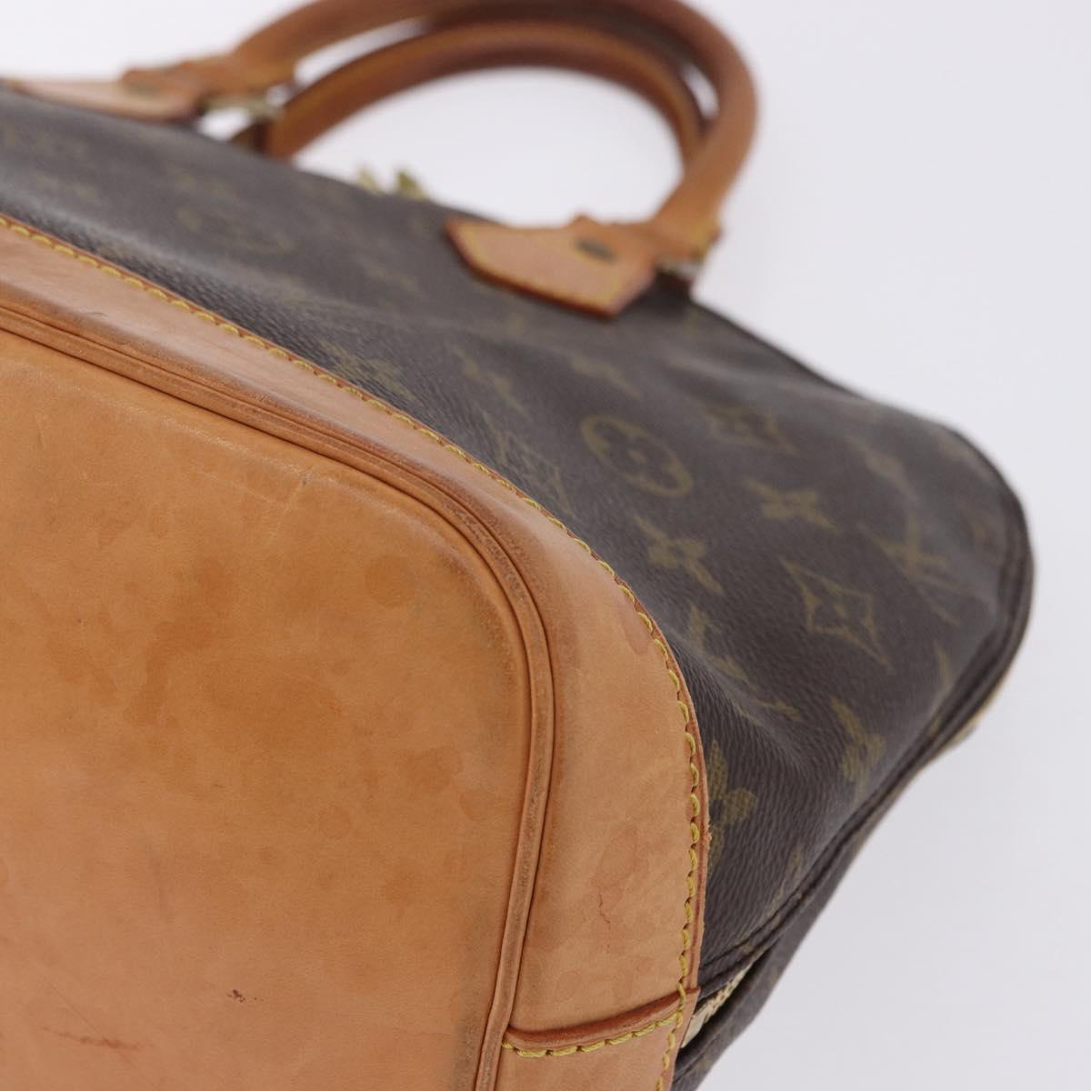 LOUIS VUITTON Monogram Alma Hand Bag M51130 LV Auth 202144A