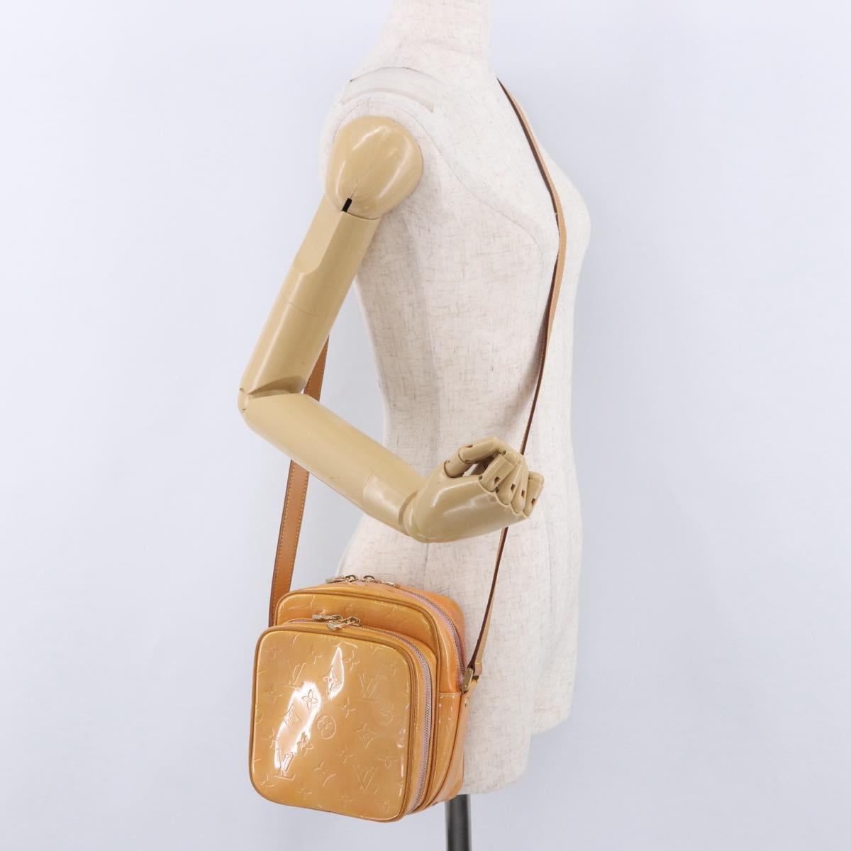 LOUIS VUITTON Monogram Vernis Wooster Shoulder Bag Rose M91037 LV Auth 202148A