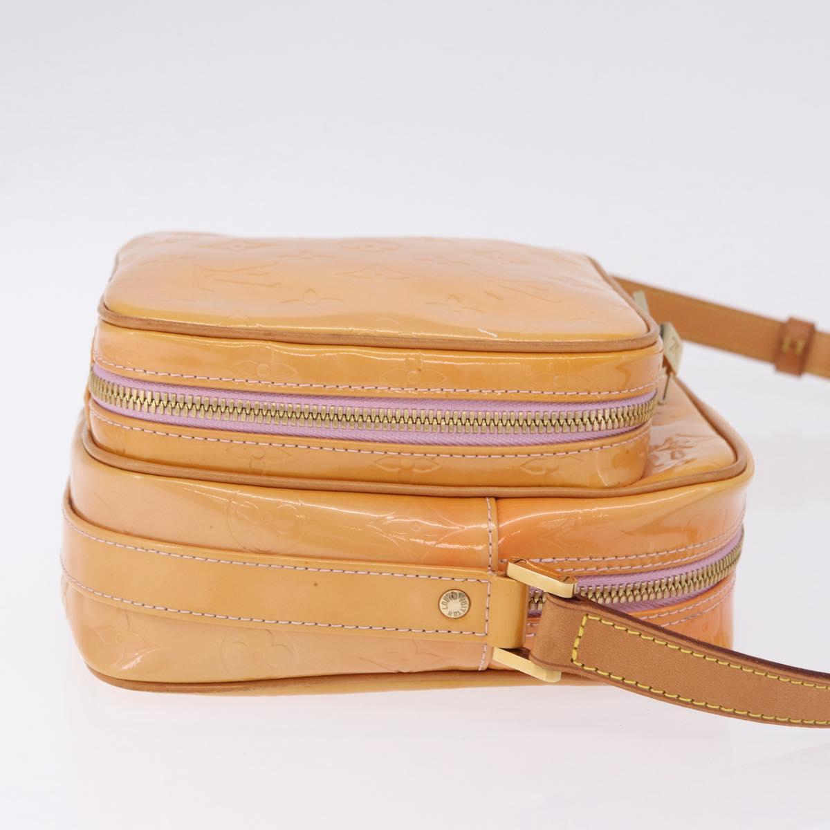 LOUIS VUITTON Monogram Vernis Wooster Shoulder Bag Rose M91037 LV Auth 202148A