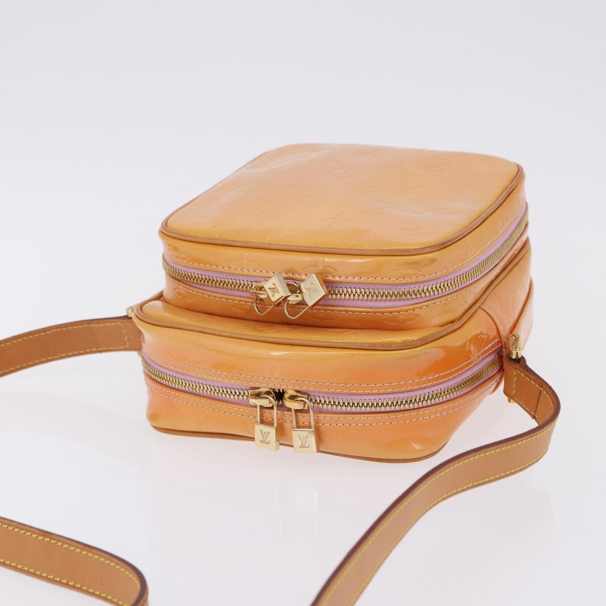 LOUIS VUITTON Monogram Vernis Wooster Shoulder Bag Rose M91037 LV Auth 202148A