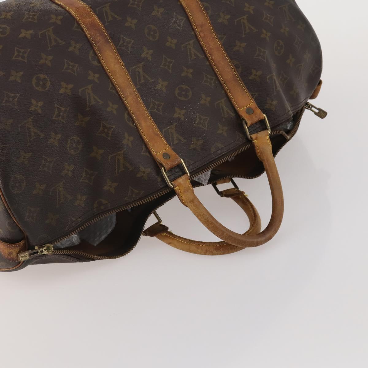 LOUIS VUITTON Monogram Keepall 50 Boston Bag M41426 LV Auth 202150