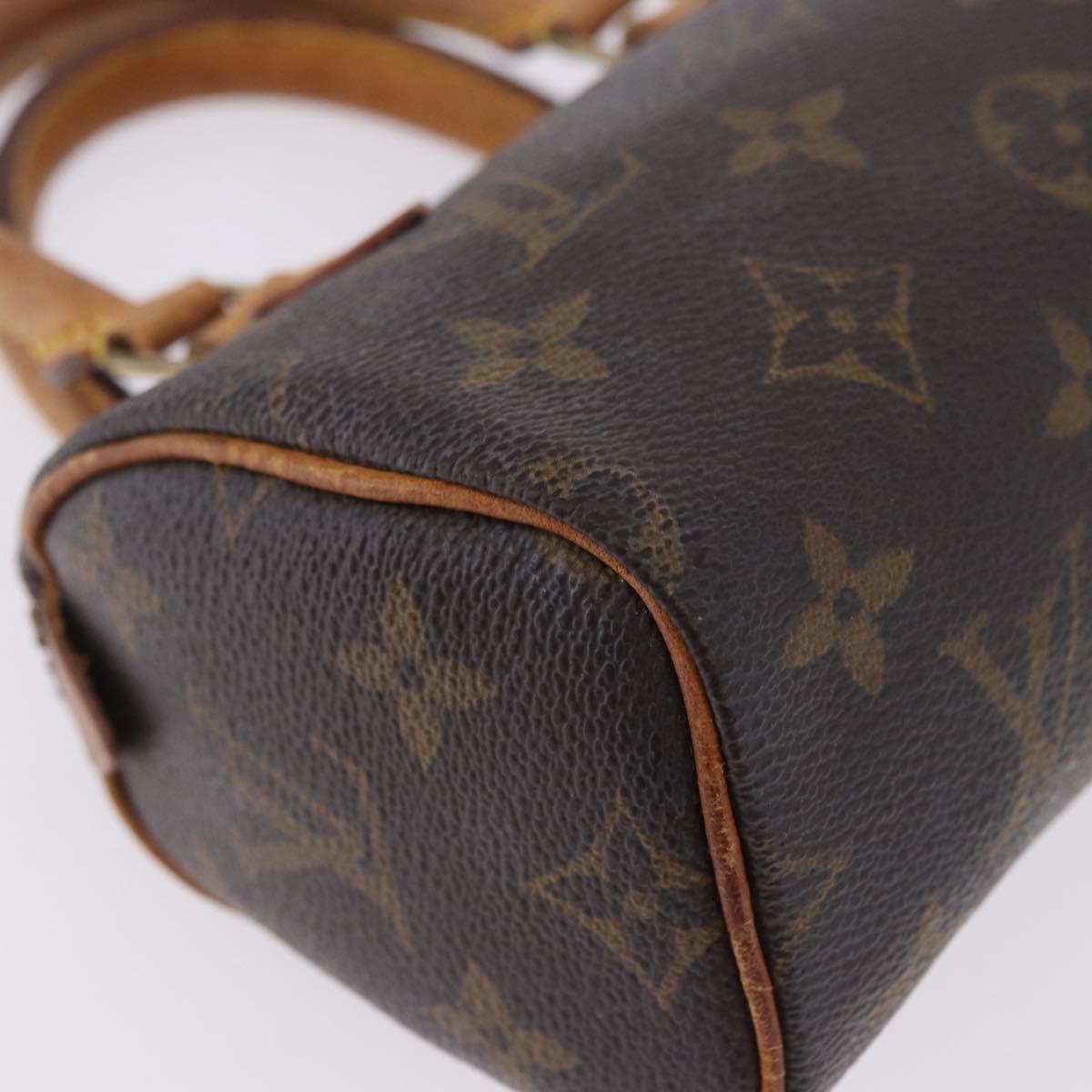LOUIS VUITTON Monogram Mini Speedy Hand Bag M41534 LV Auth 202151